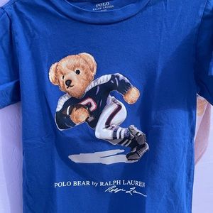 Ralph Lauren football bear short sleeve tee shirt
